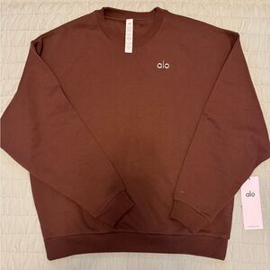 ALO woman’s Espresso Crewneck Sweater